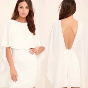Lulu's Cape Back Mini Dress